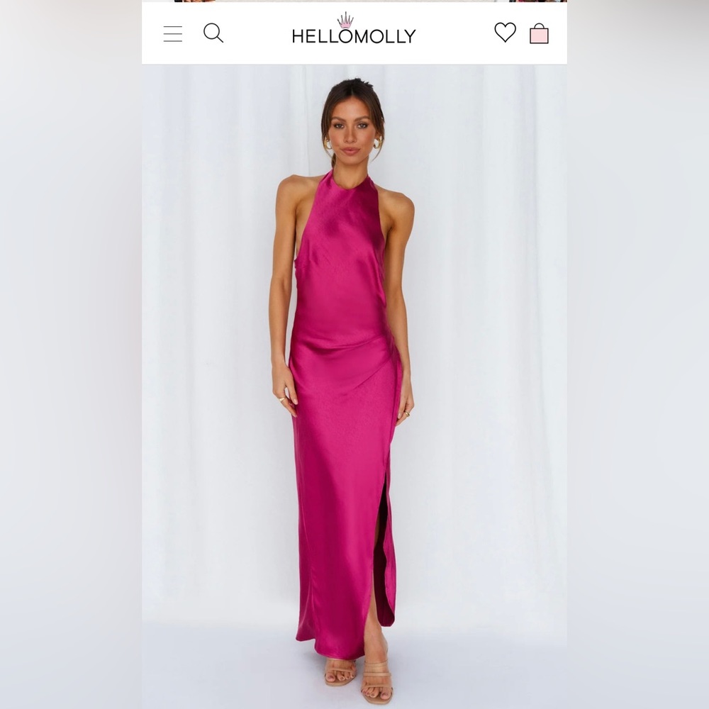 Hello Molly Fuchsia Light Minds dress NWT Size M